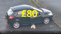 Litter bug hit with £80 fine